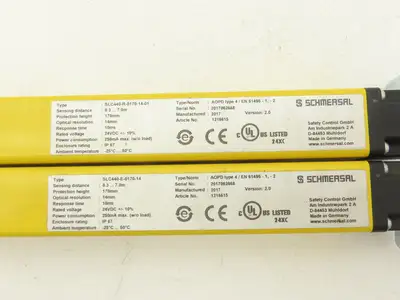 Schmersal SLC440-ER-0170 Safety Light Curtain Transmitter & Receiver Set