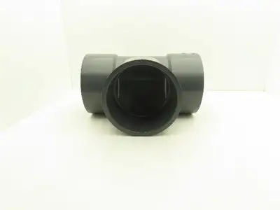 Ipex SCH 80  8" PVC Slip Tee Fitting Schedule 80 Gray ASTM D-2467