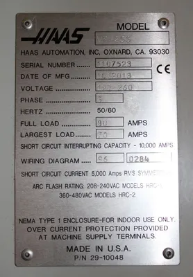 2013 HAAS VF-2SS MACHINING CENTERS, VERT., N/C & CNC | Prime Machinery (8)