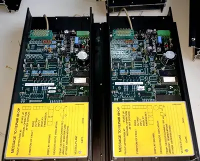 (9) Alfa-Laval EPC-400 control units.