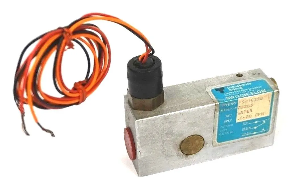 USED TRANSAMERICA DELAVAL GEMS SENSORS FS-10798 SWITCH FS10798