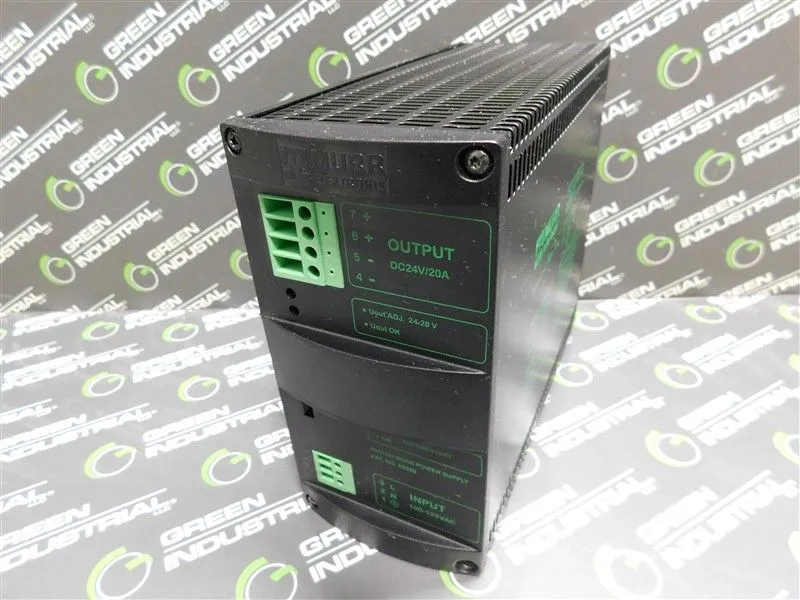 Murr Electronik MCS20-115/24 Single Plase Switch Mode Power Supply 24VDC Used