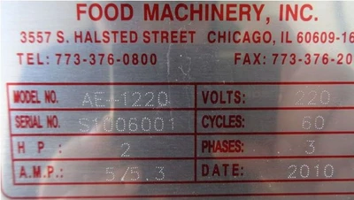100-0095 American Eagle 40 Quart Spiral Mixer