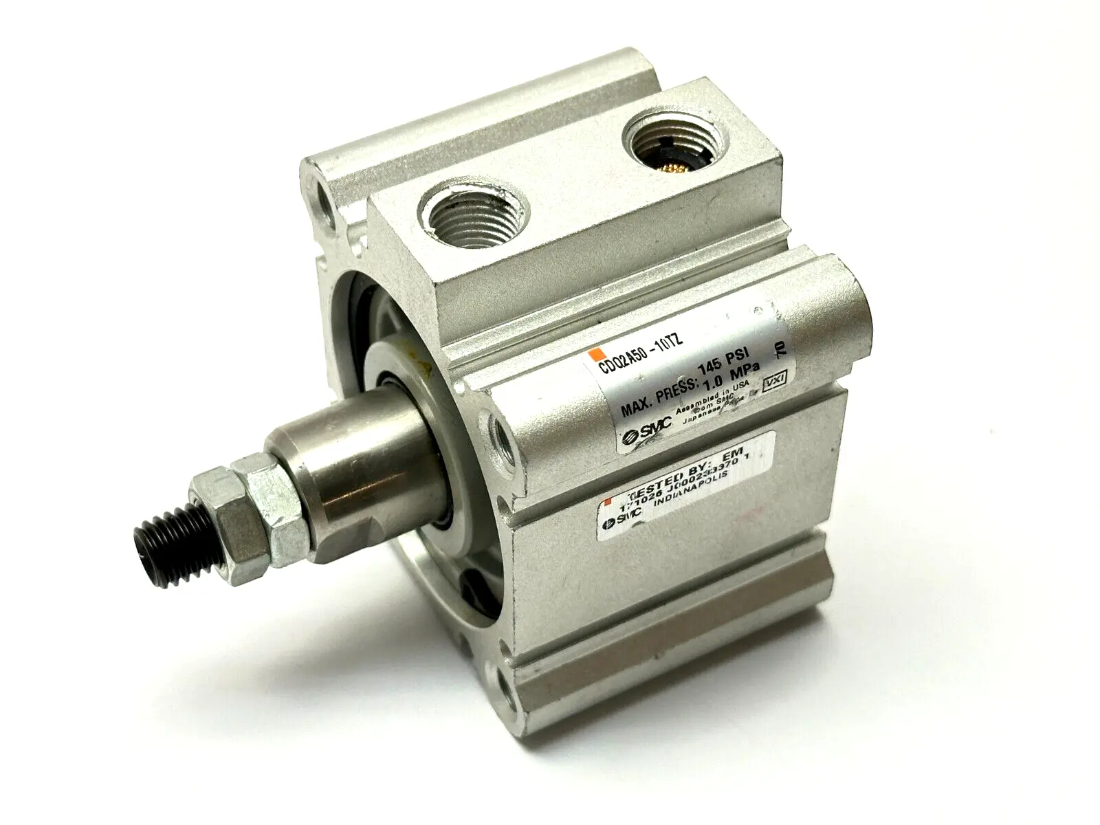 USED SMC COMPACT PNEUMATIC CYLINDER