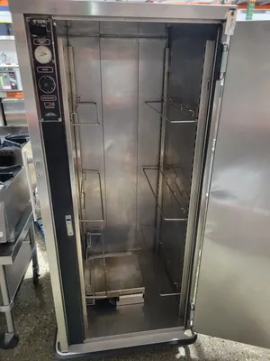 Used FWE UHS-BQ-80-XL 12 Tray Heated Meal Delivery Cart, 120v