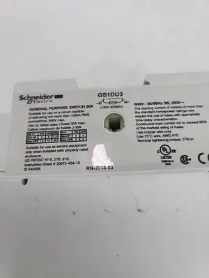 Schneider Electric GS1DU3 General Purpose Switch