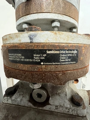 Approx. 125 cu/ft Agitator, Two Rotor/Augers