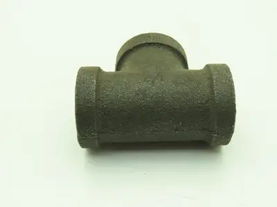 Anvil 1/2" FNPT Malleable Iron Black Pipe Fitting Tee  -Lot of 12