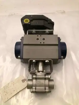 Sharpe Series 99 3/4” Ball Valve 2500 CWP SW 316 SST W/ Actuator