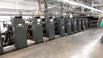 HARRIS GRAPHICS M110-series short-grain 8-page commercial web offset presses Commercial Web Offset | Machinery Solutions Group, Inc. (12)