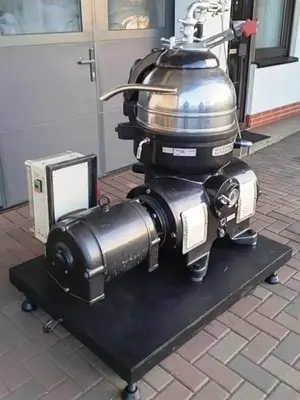 Westfalia KG 8006 chamber bowl centrifuge, 316SS.
