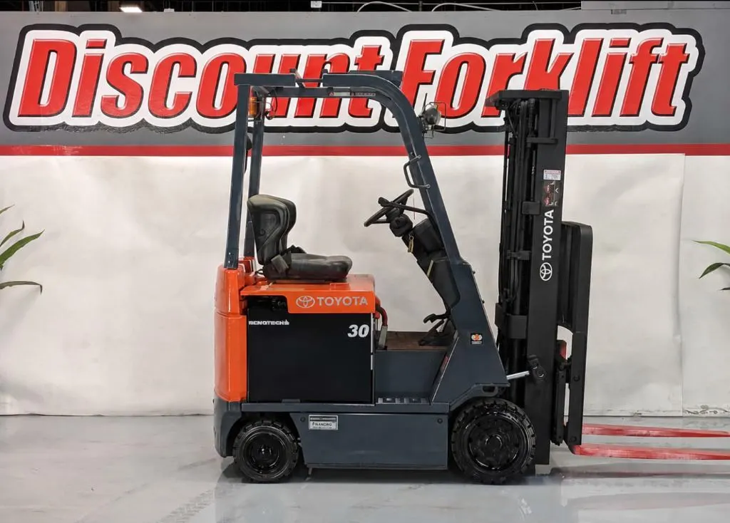 Used 2022 TOYOTA 8FBC18U 4-Wheel Sit down Electric Counterbalance Forklifts Colorado US | Discount Forklift #1377551
