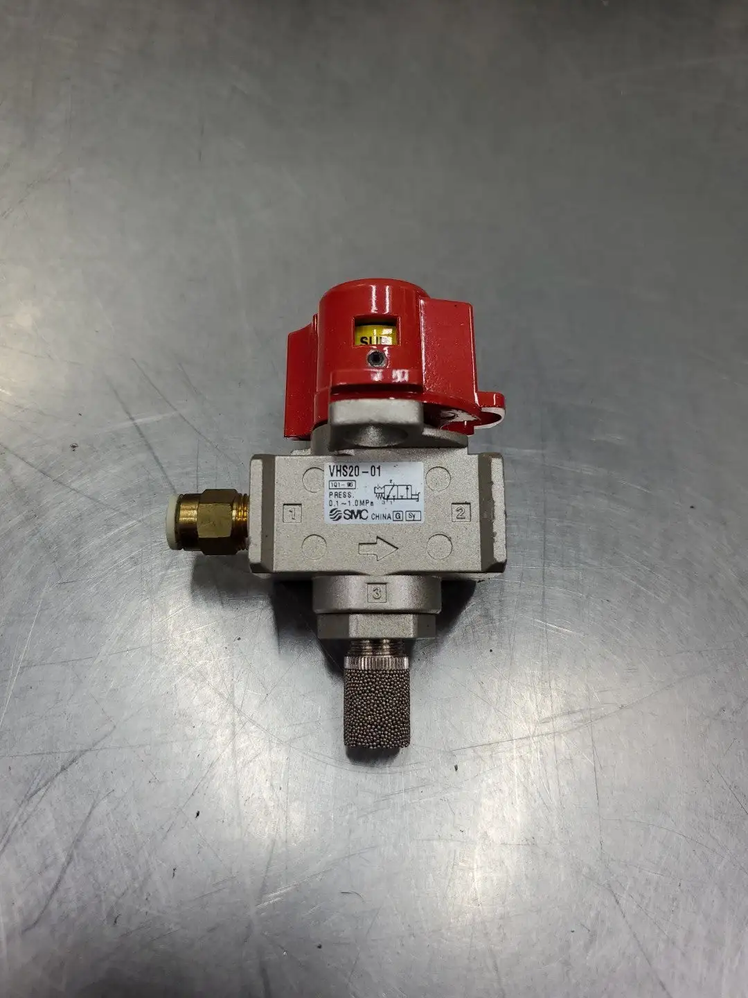 SMC VHS20-01 Lockout Shut Off Valve, 3-Port, 0.1~1.0MPa. 6E-12
