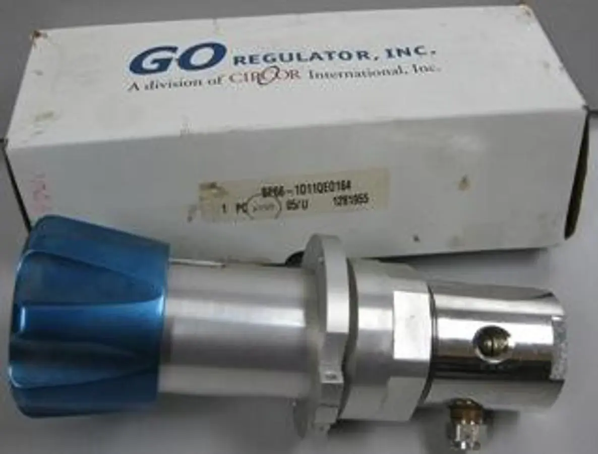 QTY. 1. GO REGULATOR INC. REGULATOR VALVE WITH &fr...