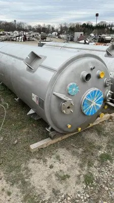 2004 ITTINDUSTRIES 1,000 Gallon Tank S/S - 1000 to 1999 Gal. (H=height, L=length) | Perry Equipment (4)
