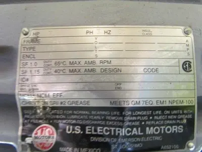 Reeves Variable Speed Drive 72:1 Ratio 7-1/2 HP Speed Reducer