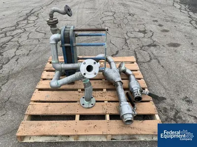 USED Polaris Plate Heat Exchanger 13.45 Sq Ft Polaris Plate Heat Exchanger, 316 S/S, 150#