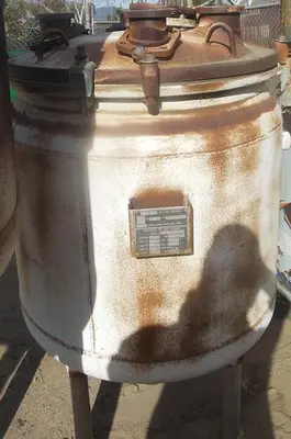 Tank, 100 Gallon, Glass Lined, Jkt, 30" x 33", De Dietrich, DT/DB, #C742755