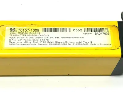 MS46-20-1045-Q1-X | Omron STI  Safety Light Curtain Mini Safe 4600 Transmitter - For parts or not working