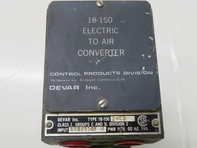 Used DEVAR _UNKNOWN_ Valves/Fittings | OCO Industrial #1665538