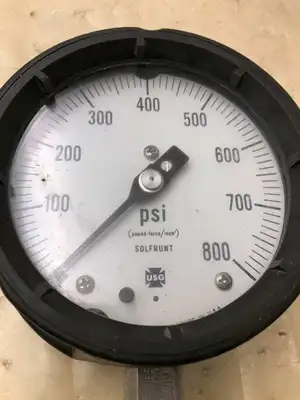 Solfrunt 4″ Air Pressure Gauge 0-800PSI