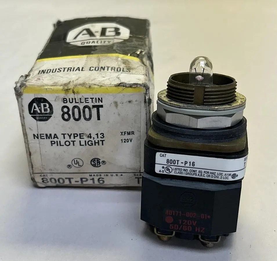 New | in-Stock ALLEN-BRADLEY 800T-P16 Miscellaneous Equipment (Electrical & Power) Ohio US | Surplus Asset Holdings #1239513