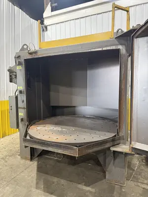72” TABLE PANGBORN MODEL 6LK-7 ROTOBLAST SHOT BLAST MACHINE: YOBRO #24410