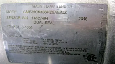 USED Micro Motion CMF350 M436N2BAE3ZZ