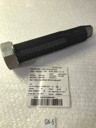 * NEW SPECIAL METRIC SHOULDER BOLT  M 45 X 130 SUT: M8S M 8” WX12” LX8”H#