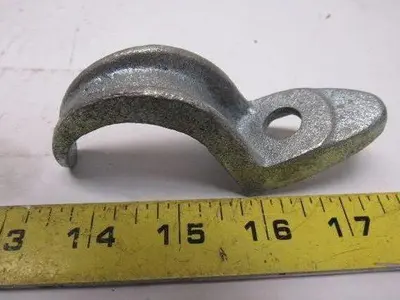Crouse Hinds 514 1-1/2" Half Strap One Hole Rigid Conduit Hanger Lot Of 50