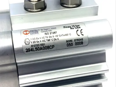 294L50A008CP | Metal Work  Pneumatic Cylinder 50mm Bore 8mm Stroke NO HARDWARE - New Other