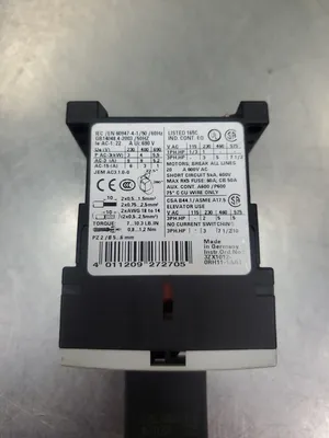 SIEMENS 3RT1016-1BB41 CONTACTOR w/3RT1916-1JK00 Module. 4D-20