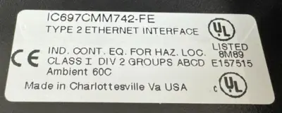 NEW GE FANUC IC697CMM742