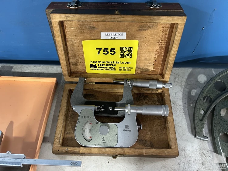 Used _UNKNOWN_ (2) ASSORTED OUTSIDE MICROMETERS Micrometers Illinois US | Heath Industrial Auction Services #1386844