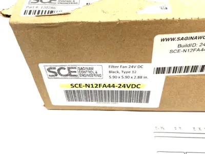 New | in-Stock Saginaw Control & Engineering Filter Fan Exhaust Grille Unit Electronic Component Fans Michigan US | Maverick Industrial Sales #1398605