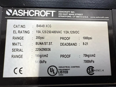 Ashcroft _UNKNOWN_ Pressure Switches | Fram Fram LLC (13)