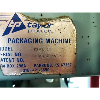 USED TAYLOR PRODUCTS TEVB-2