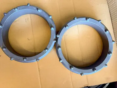 New | in-Stock AFTERMARKET 5" DUAL ROTARY CASING SHOE – 14 BALLISTIC BUTTONS ASSEMBLY- HEAVY DUTY #689-02-HD-D Drilling Attachments Pennsylvania US | East West Machinery & Drilling #1418134