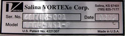 NEW VORTEX FA04-WS1-P GATE VALVE DAC45BD FA04WS1P
