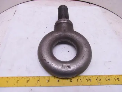 Eye Bolt Lifting W/Shoulder Drop Forge Carbon Steel Plane M42X4.5mm 97mm Shank