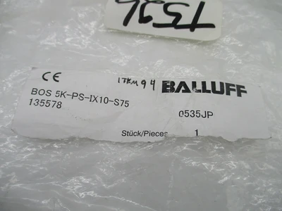 NEW Balluff B0S 5K-PS-IX10-S75