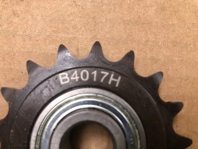 Brewer B4017H #40 Idler Chain Sprocket 0.5000″ Pitch 0.6350″ Bore 17 Teeth -NIB