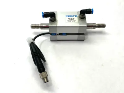 Used Festo Pneumatic Compact Cylinder 20mm Bore 20mm Stroke 536233 Pneumatic Cylinders Michigan US | Maverick Industrial Sales #1390717