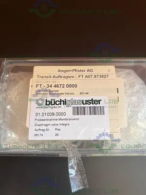 NEW BUCHIGLASUSTER 31.01009.0000 DIAPHRAGM VALVE INTEGRA