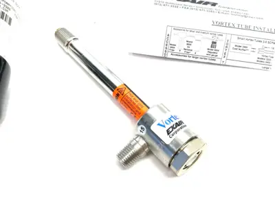 USED EXAIR STAINLESS STEEL VORTEX TUBE 15 SCFM/425 SLPM