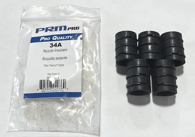 PRM PRO 34A Mig Nozzle Insulator Tipo Tweco Style 5 Pack