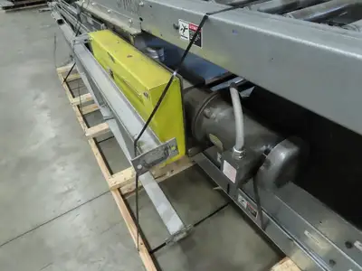 Automotion 24"x 52' Modular Roller Bed Incline Belt Conveyor Center Drive 460V