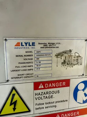 2010 LYLE 130P2 TRIM PRESS THERMOFORMING MACHINES | Machinery Network (5)