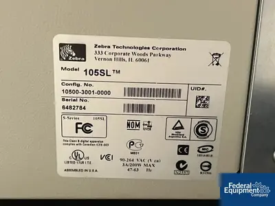 USED Zebra Zebra 105SL Labeling System, 105SL