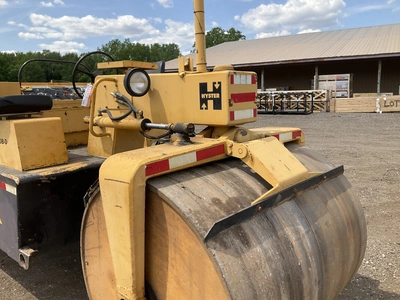 USED HYSTER C350B-D DOUBLE DRUM SMOOTH ROLLER